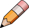 +write+writing+utensile+stubby+pencil+ clipart