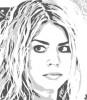 +famous+people+celebrity+actor+Billie+Piper+as+Rose+ clipart