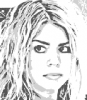 +famous+people+celebrity+actor+Billie+Piper+as+Rose+ clipart