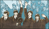 +famous+people+celebrity+musician+Beatles+600+airport+1964+ clipart