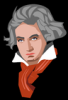 +famous+people+composer+musician+Beethoven+ clipart