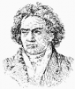 +famous+people+composer+musician+Beethoven+lineart+ clipart