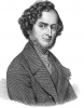 +famous+people+composer+musician+Hector+Berlioz+engraving+ clipart