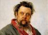 +famous+people+composer+musician+Modest+Mussorgsky+ clipart