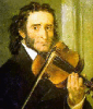 +famous+people+composer+musician+Niccolo+Paganini+ clipart