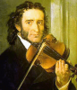 +famous+people+composer+musician+Niccolo+Paganini+ clipart
