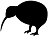 +animal+bird+kiwi+silhouette+ clipart