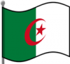 +flag+emblem+country+Algeria+flag+waving+ clipart