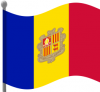 +flag+emblem+country+andorra+flag+waving+ clipart