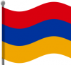 +flag+emblem+country+armenia+flag+waving+ clipart