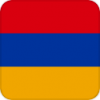 +flag+emblem+country+armenia+square+ clipart