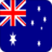 +flag+emblem+country+australia+square+48+ clipart
