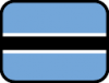 +flag+emblem+country+botswana+outlined+ clipart