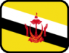 +flag+emblem+country+brunei+outlined+ clipart
