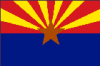 +flag+emblem+pennant+Arizona+ clipart