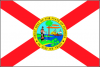 +flag+emblem+pennant+Florida+ clipart