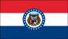 +flag+emblem+pennant+Missouri+ clipart