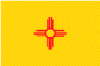 +flag+emblem+pennant+New+Mexico+ clipart