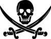 +flag+emblem+pennant+pirate+logo+full+page+ clipart