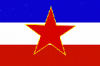+flag+emblem+pennant+yugoslavia+historic+ clipart