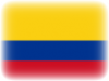 +flag+emblem+country+colombia+vignette+ clipart