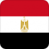 +flag+emblem+country+egypt+square+ clipart