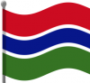 +flag+emblem+country+gambia+flag+waving+ clipart