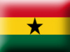 +flag+emblem+country+ghana+3D+ clipart