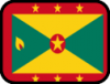 +flag+emblem+country+grenada+outlined+ clipart