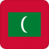 +flag+emblem+country+maldives+square+ clipart