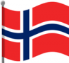 +flag+emblem+country+norway+flag+waving+ clipart