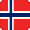 +flag+emblem+country+norway+square+ clipart