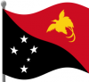 +flag+emblem+country+papua+new+guinea+flag+waving+ clipart