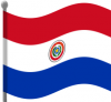 +flag+emblem+country+paraguay+flag+waving+ clipart