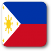 +flag+emblem+country+philippines+square+shadow+ clipart
