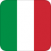 +flag+emblem+country+italy+square+ clipart