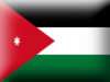 +flag+emblem+country+jordan+3D+ clipart