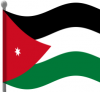 +flag+emblem+country+jordan+flag+waving+ clipart