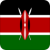 +flag+emblem+country+kenya+square+ clipart