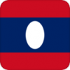 +flag+emblem+country+laos+square+ clipart