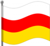 +flag+emblem+country+South+Ossetia+flag+waving+ clipart