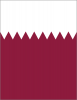 +flag+emblem+country+qatar+flag+full+page+ clipart