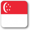 +flag+emblem+country+singapore+square+shadow+ clipart