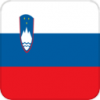 +flag+emblem+country+slovenia+square+ clipart