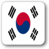 +flag+emblem+country+south+korea+square+shadow+ clipart