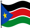+flag+emblem+country+south+sudan+flag+waving+ clipart