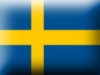 +flag+emblem+country+sweden+3D+ clipart