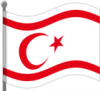 +flag+emblem+country+Turkish+Republic+of+Northern+Cyprus+flag+waving+ clipart