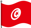 +flag+emblem+country+tunisia+flag+waving+ clipart
