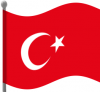 +flag+emblem+country+turkey+flag+waving+ clipart